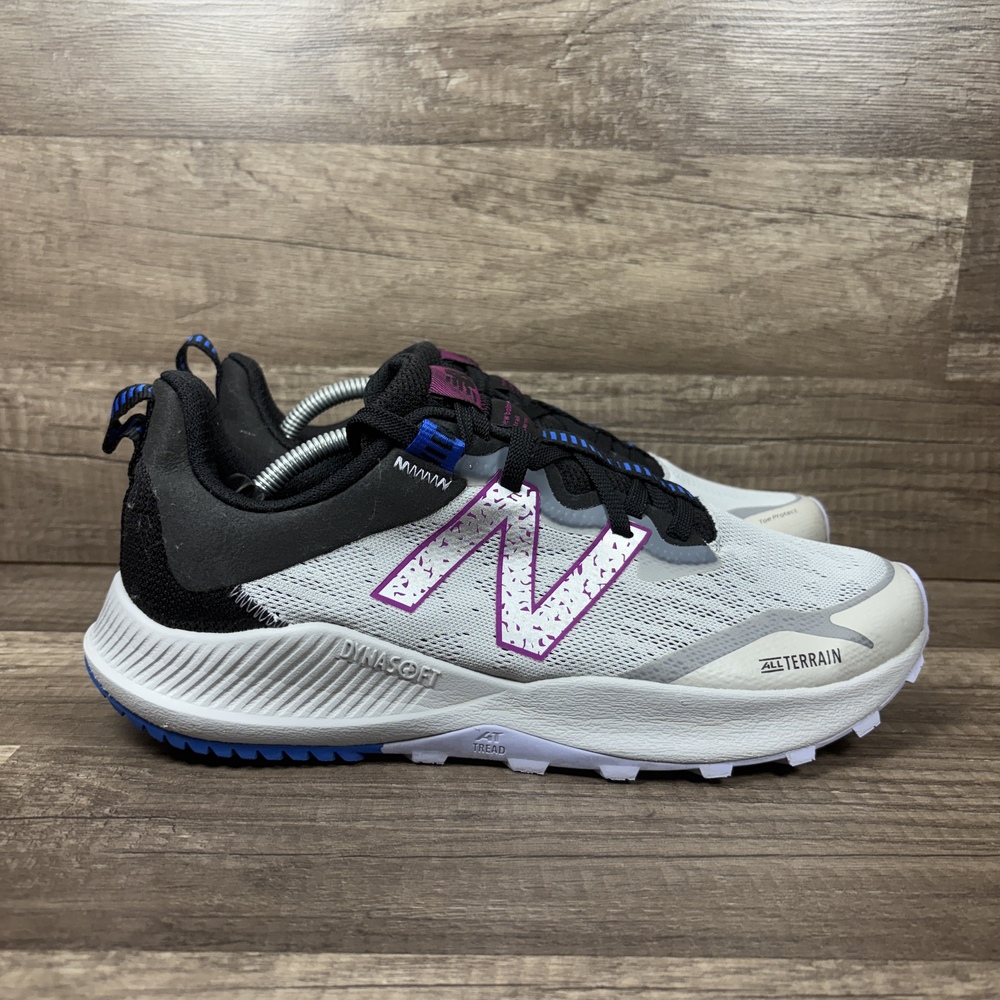 New Balance Dynasoft Nitrel v4 Trail Gray Black Womens Size 10 WTNTRLG4 Running